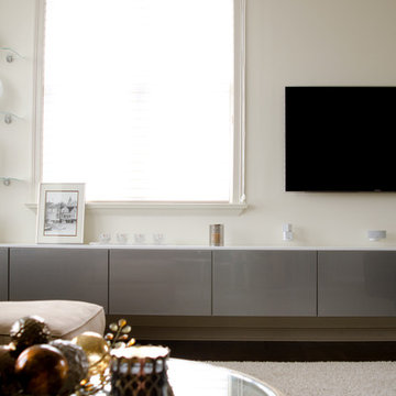 Sleek Media Center Storage
