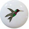 Hummingbird Bird Ceramic Knob