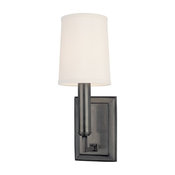 Hudson Valley 811-AN 1-Light Wall Sconce, Antique Nickel