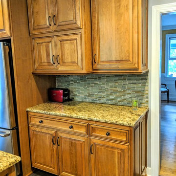 Microwave cleverly hidden