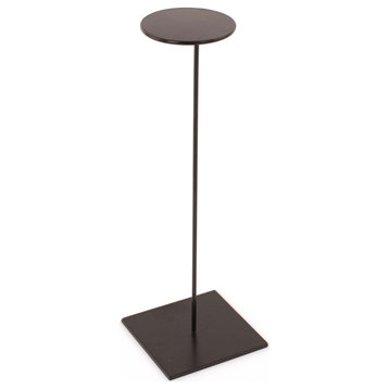 Pedestal, Round, Large, Black