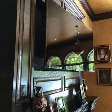Cabinet Modification- Free Hang Large TV