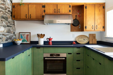 Inspiration for a farmhouse kitchen remodel in Boston