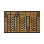 Frank Lloyd Wright Tree Of Life Design Doormat
