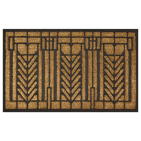 Frank Lloyd Wright Tree Of Life Design Doormat