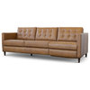 houzz leather sofa