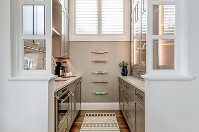 Inspiration for a coastal kitchen remodel in Boston