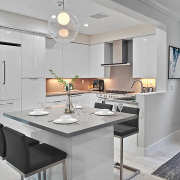 Stunning Mission Viejo Kitchen with Luxe White Cabinets