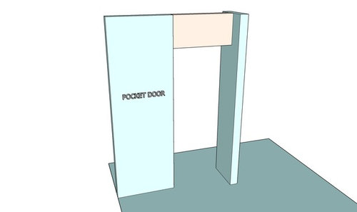 Door Opening Meets Flush Wall