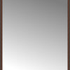 67"x79" Custom Framed Mirror, Embossed Brown