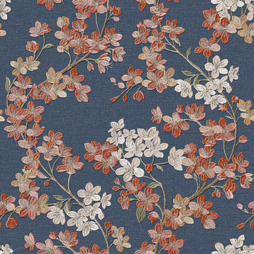 Textured Wallpaper Floral Featuring Cherry Blossom, Gr322206