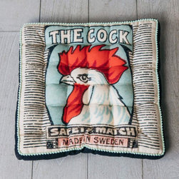 Cockerel Matchbox Seat Pad - Seat Cushions