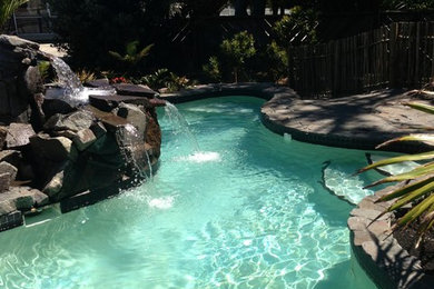 Photo of a tropical pool in Auckland.