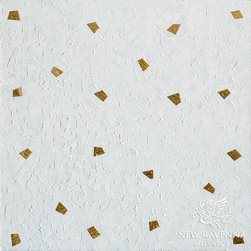 Cosmos Stone Mosaic with Gold Glass - Tiles