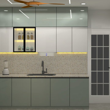 White interior design