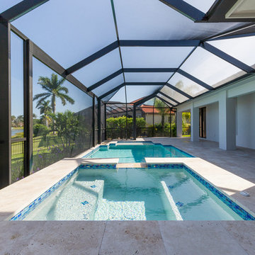 Contemporary Custom Home with Opposing Garages