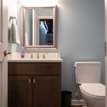 Finished Basement with Wet Bar and Half Bath in Commerce Twp, MI