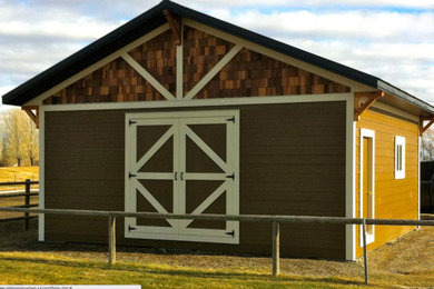 Inspiration for a timeless shed remodel in Calgary