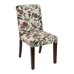Universal Lighting and Decor - Main Street Shaana Holiday Red Fabric Dining Chair - Bar Stools And Counter Stools