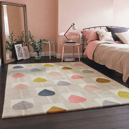 Scion Sula Rugs 24302 in Blush - Rugs