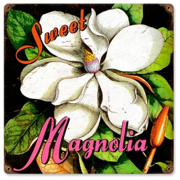 Sweet Magnolia Metal Sign