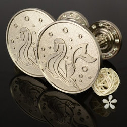 3 Colors QYN06 Curtain Tieback Holdbacks in Silver Color - Window Treatment Accessories