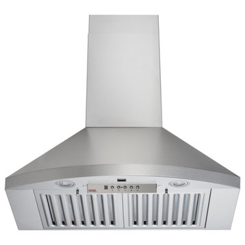KOBE 600 CFM Hands-Free Fully Auto Wall Mount Range Hood With Duct Extension, 30