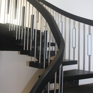 LED Balusters - Raw Metal Stringer