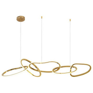 Creative design gold chandelier for living room, dining room, bedroom, office, Style A