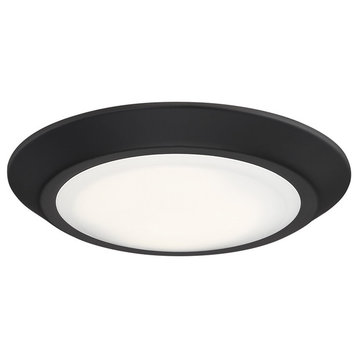 Quoizel VRG1608 Verge 8"W LED Flush Mount Ceiling Fixture - Oil Rubbed Bronze