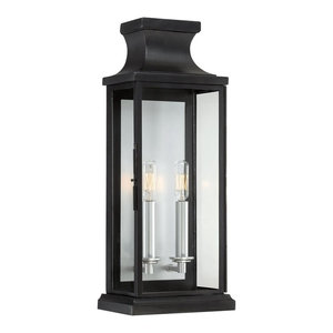 Savoy House 5-231 Sierra 1 Light 16/"H Integrated LED Outdoor Wall Black