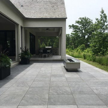 AFTER: North end of the terrace (facing south)