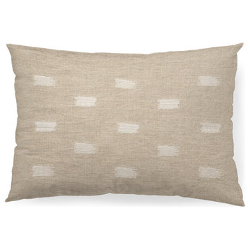Lacey 13 x 21 Beige/White Decorative Pillow Cover