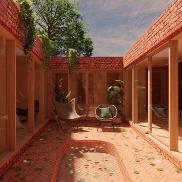 Zen Garden - Solar Courtyard House - Beverley, East Yorkshire