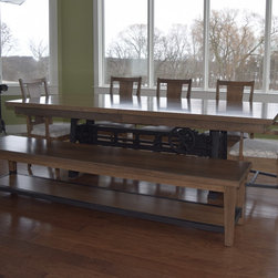Industrial Dining Table Set - Dining Sets
