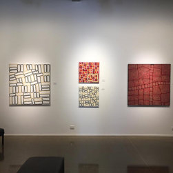 Aboriginal Art Exhibition - Tjapaltjarri Men - Paintings