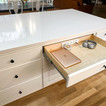 Kitchen Island In-Drawer Outlets