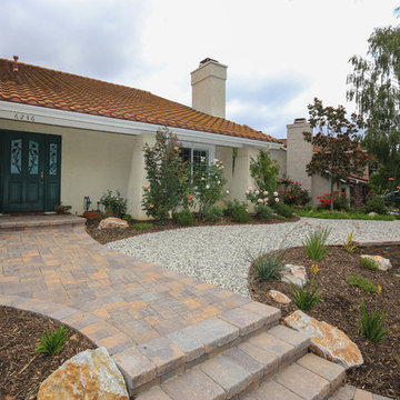 Drought Tolerant with Gravel and Grade Change