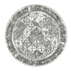 Unique Loom Gabrieli Rosso Rug, 4'x4'