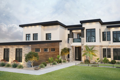 Exterior Visualization of the Residential House in Florida