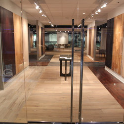 Commercial new construction - Pacific Design Center (West Hollywood) - Hardwood Flooring