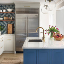 Fun, Blue Kitchen to Cover