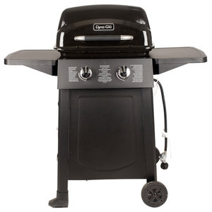 Broil Mate 141154s Patio Lp Gas Grill Black 570 Sq In Dyna Glo 2 Burner Open Cart Propane Gas Grill