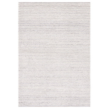 Safavieh Couture Natura Collection NAT220 Rug, Ivory/Light Gray, 8'x10'