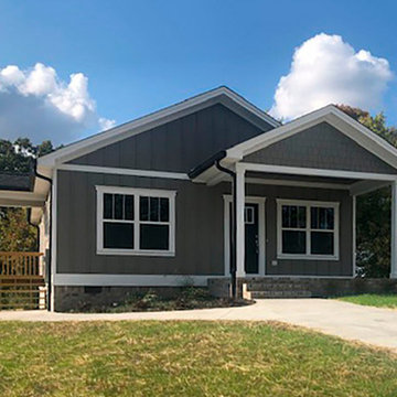 Siding Installation - James Hardie Shakes and Board & Batten