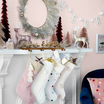 Gold & Blush Holiday Living Room & Mantel Decor Collection - Opalhouse™