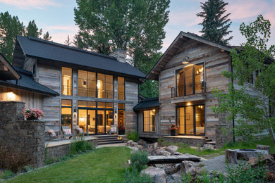 Example of a mountain style exterior home design in Other