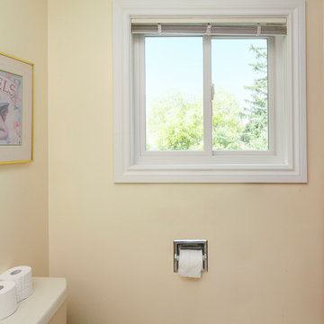 New Sliding Window in Pretty Bathroom - Renewal by Andersen Greater Toronto
