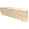 Chapman Large Credenza - Brassy Gold, Maple