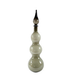 EMPOLI ITALIAN TRIPLE BALL DECANTER IN GREY - Vases